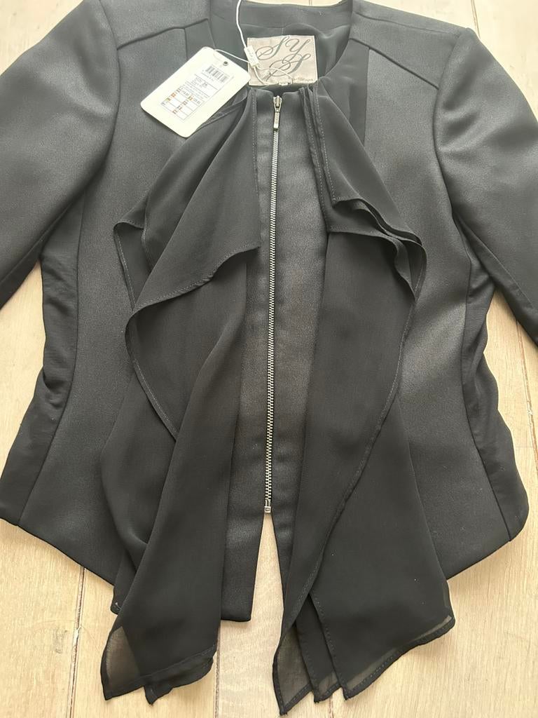 Blazer van Steps, maat 36, Kleding | Dames, Jasjes, Kostuums en Pakken, Nieuw, Maat 36 (S), Zwart, Ophalen of Verzenden
