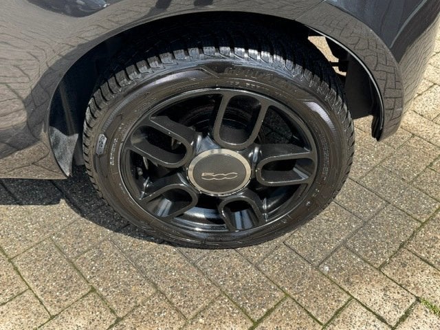 Fiat 500 0.9 TwinAir Sport Aut. *carplay *nieuwe automaat, Auto's, Fiat, Euro 5, Gebruikt, Leder en Stof, Zwart
