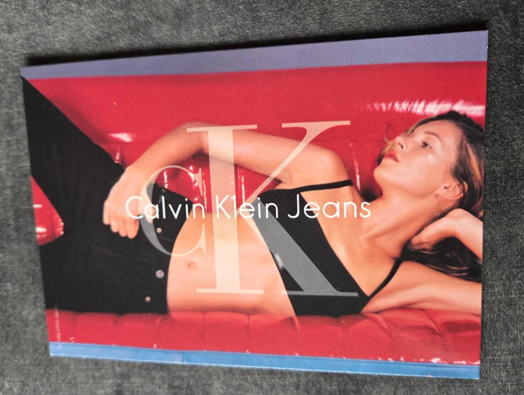 Kate Moss - Calvin Klein Jeans, Verzenden, 1980 tot heden, Ongelopen, Sterren en Beroemdheden