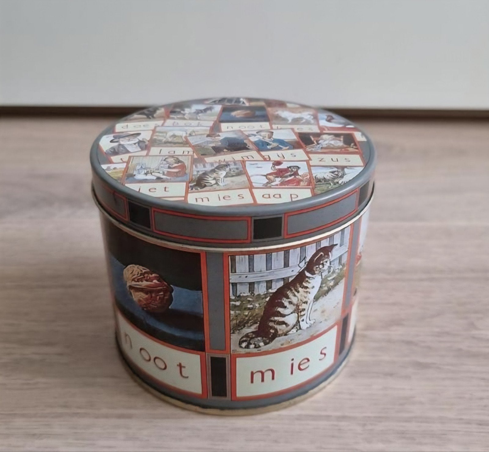 Blik aap noot mies, Ophalen of Verzenden, Gebruikt, Overige