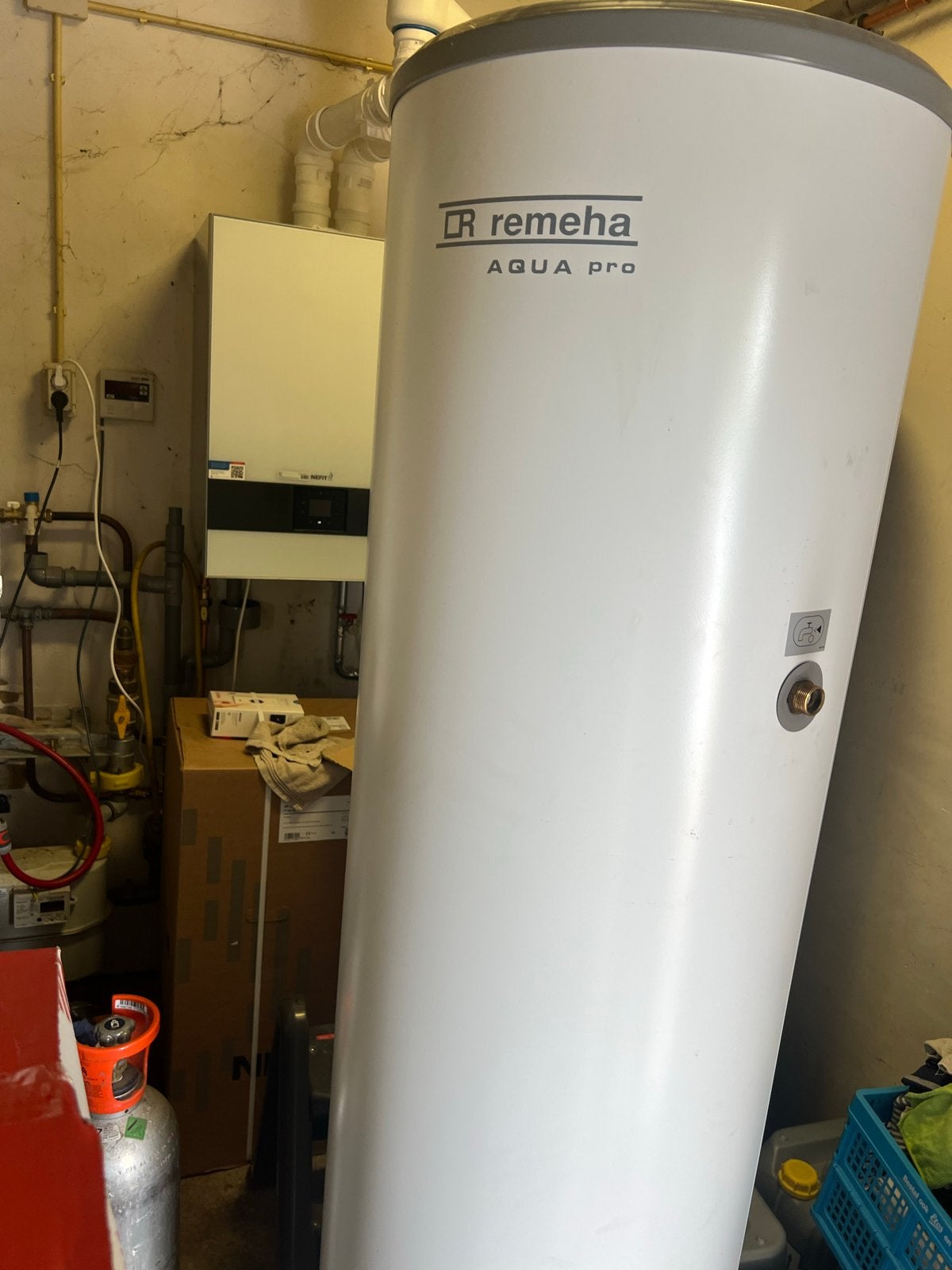 Remeha Aqua Pro Boiler 300L - 4 jaar oud, Gebruikt, 100 liter of meer, Terugslagbeveiliging (TTB), 3 t/m 5 jaar oud
