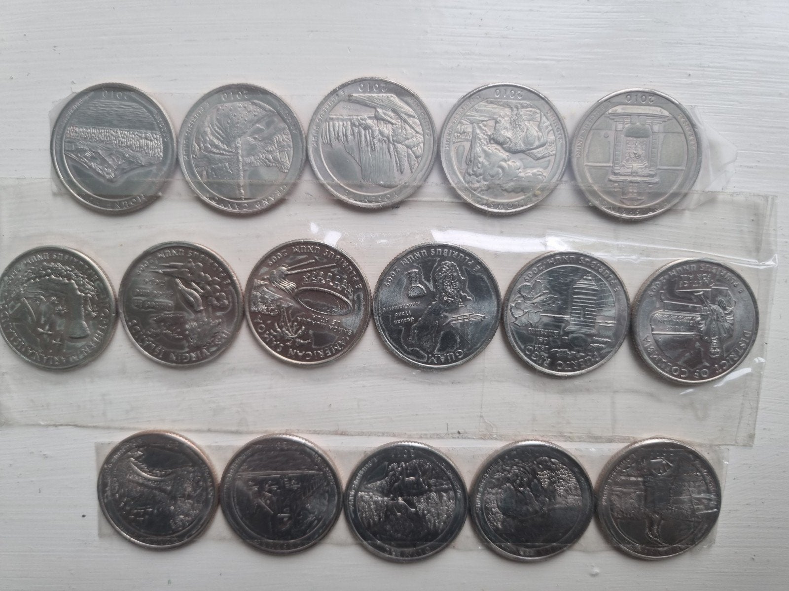 16 x quarter dollar
!, Ophalen of Verzenden, Noord-Amerika
