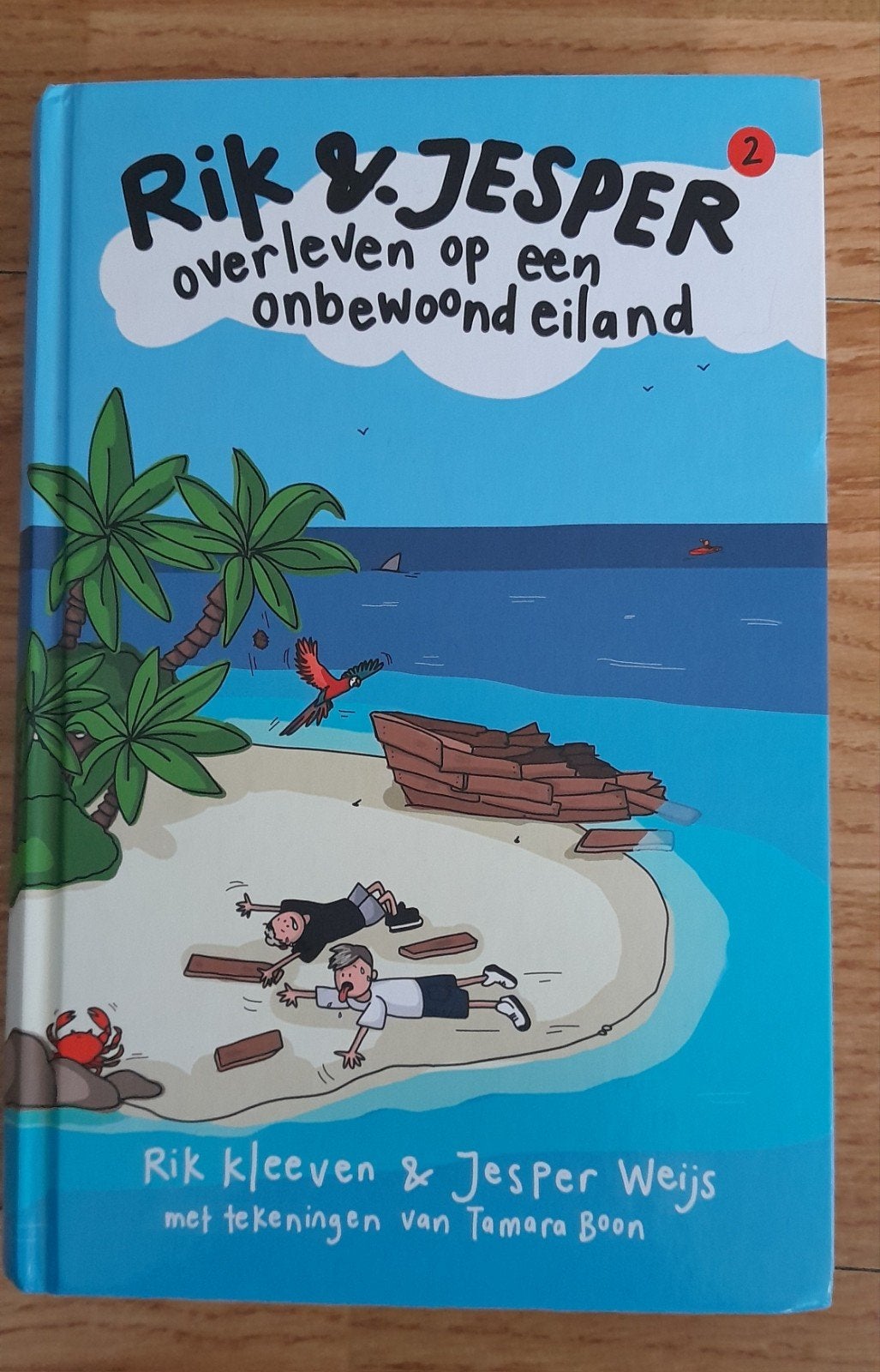 Rik & Jesper: Overleven op een onbewoond eiland, Ophalen of Verzenden, Zo goed als nieuw