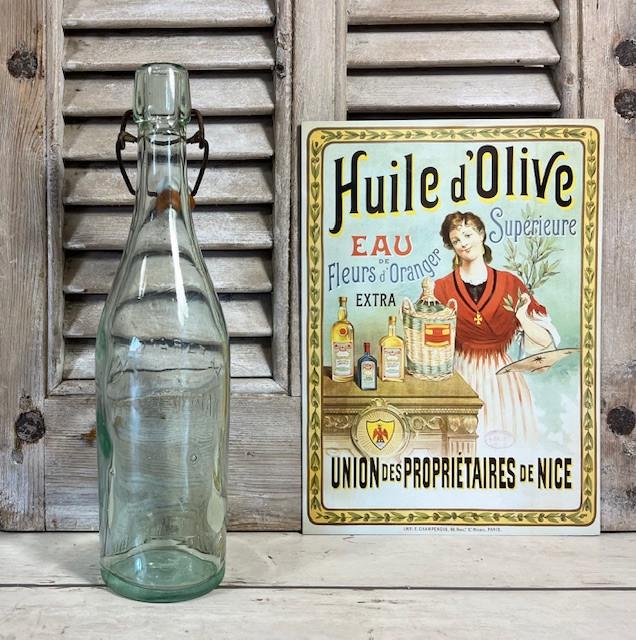 Vintage Franse beugeldop fles La Farandole uit Avignon, Antiek en Kunst, Ophalen of Verzenden
