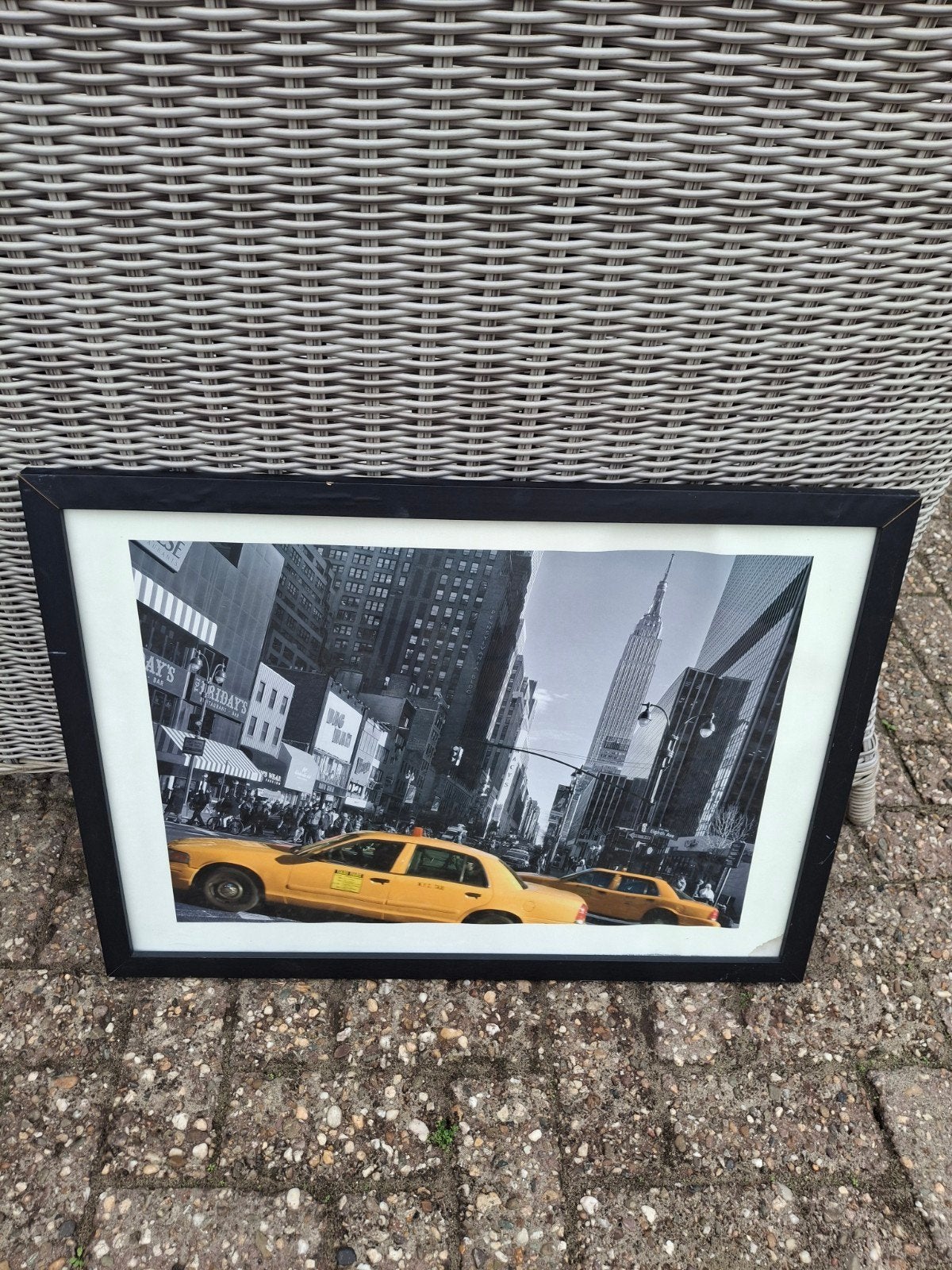 Schilderij New York Taxi - Fleurt elk huis op!, Ophalen, Zo goed als nieuw, Schilderij