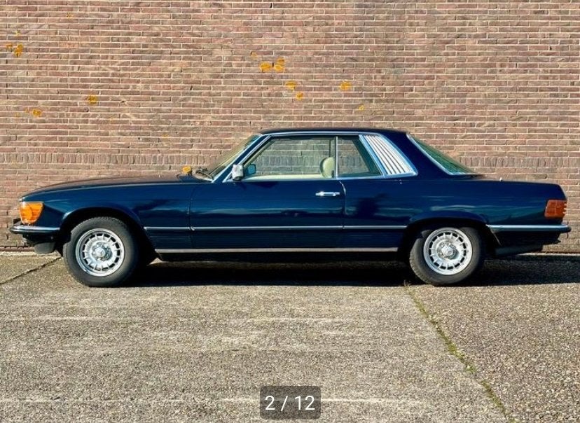 Mercedes-Benz SL 2.7 280 SLC 1980 Blauw, Handgeschakeld, Particulier, Geïmporteerd, 185 pk
