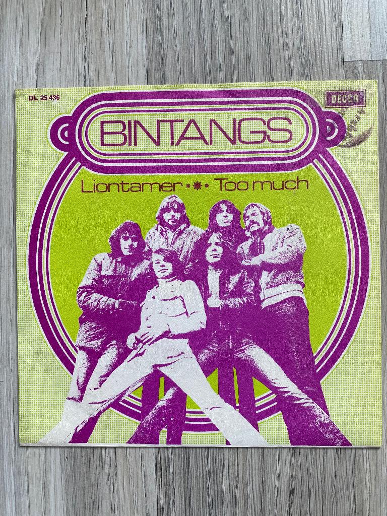 Bintangs - Liontamer white label promo in fotohoes, Cd's en Dvd's, Vinyl Singles, Gebruikt, 7 inch, Single, Ophalen of Verzenden