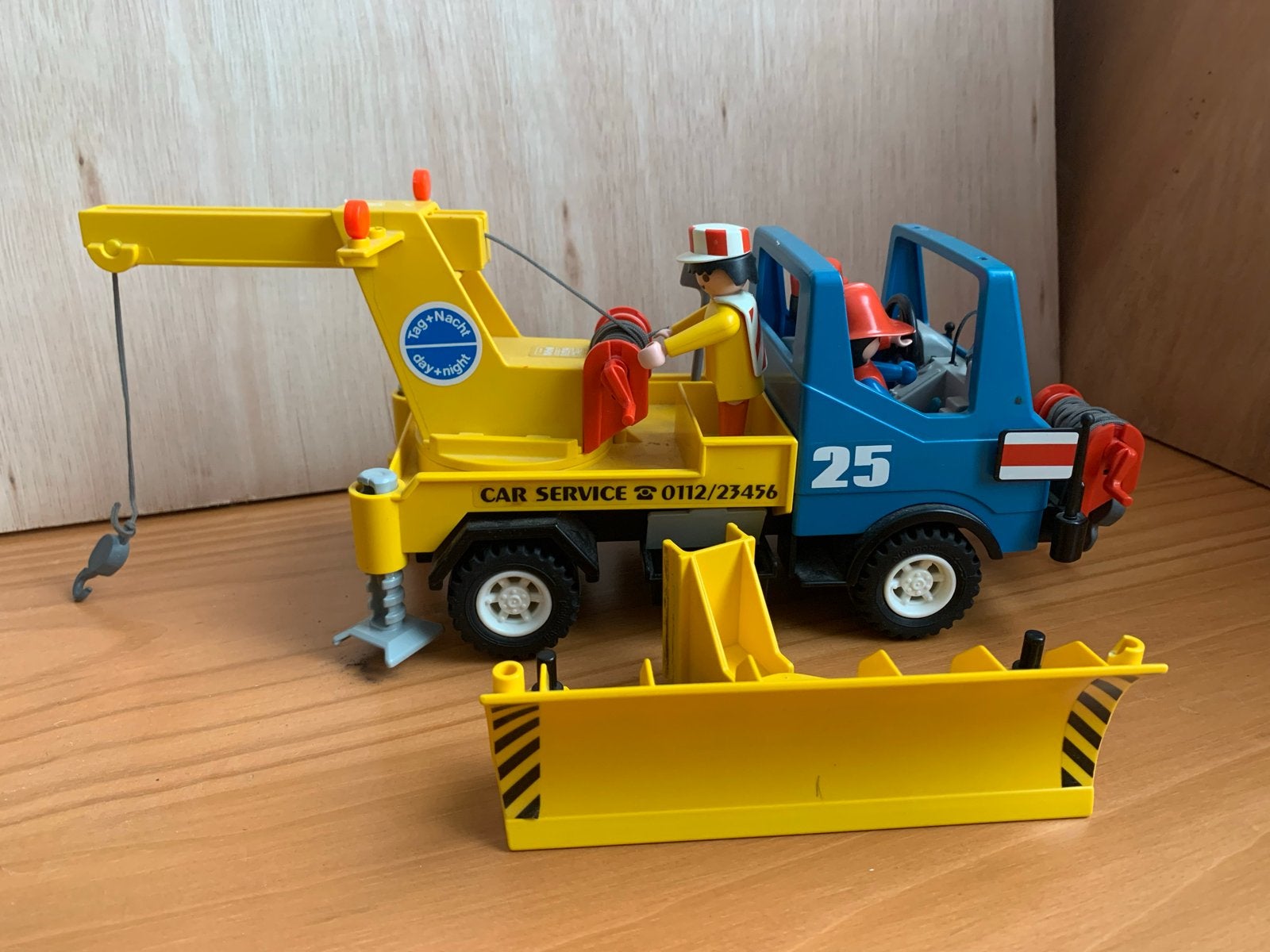 Playmobil Takelwagen met Sneeuwschuiver en Figuren, Ophalen, Gebruikt, Complete set, Voertuig