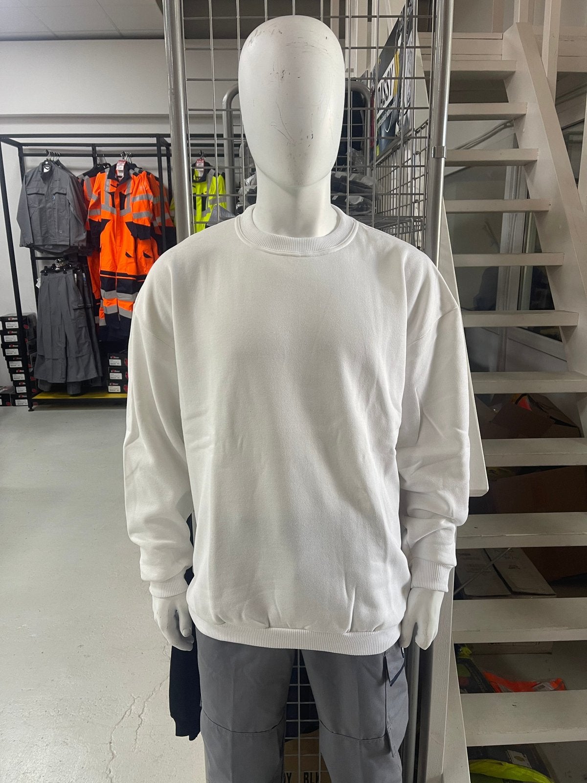 Wit truien XL,2XL werkkleding, Dizzy malone italy, Dizzymalone.nl, Heren, 3117HG