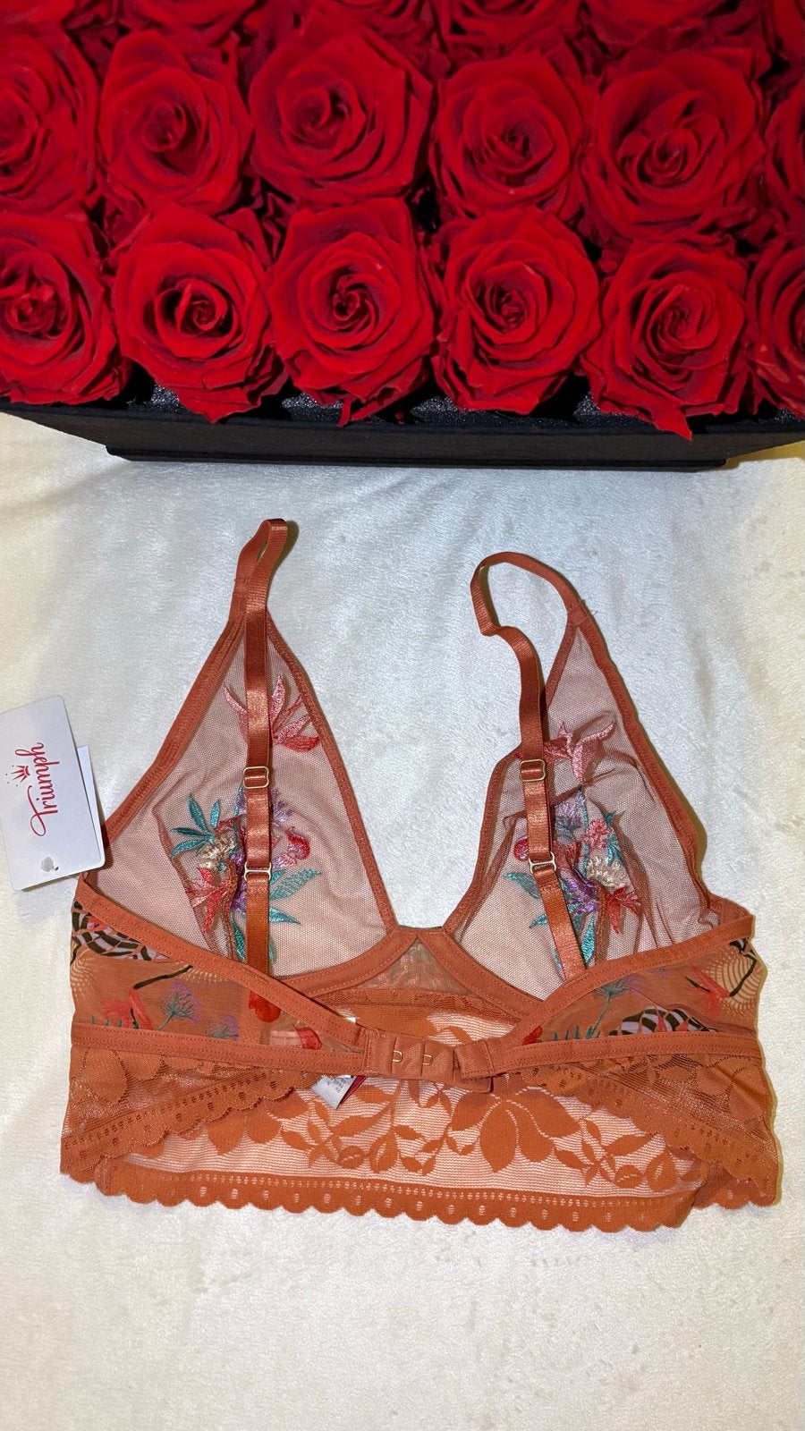 Triumph Shadow Spotlight Bustier Bralette S, Kleding | Dames, Ondergoed en Lingerie, Verzenden, Oranje, BH