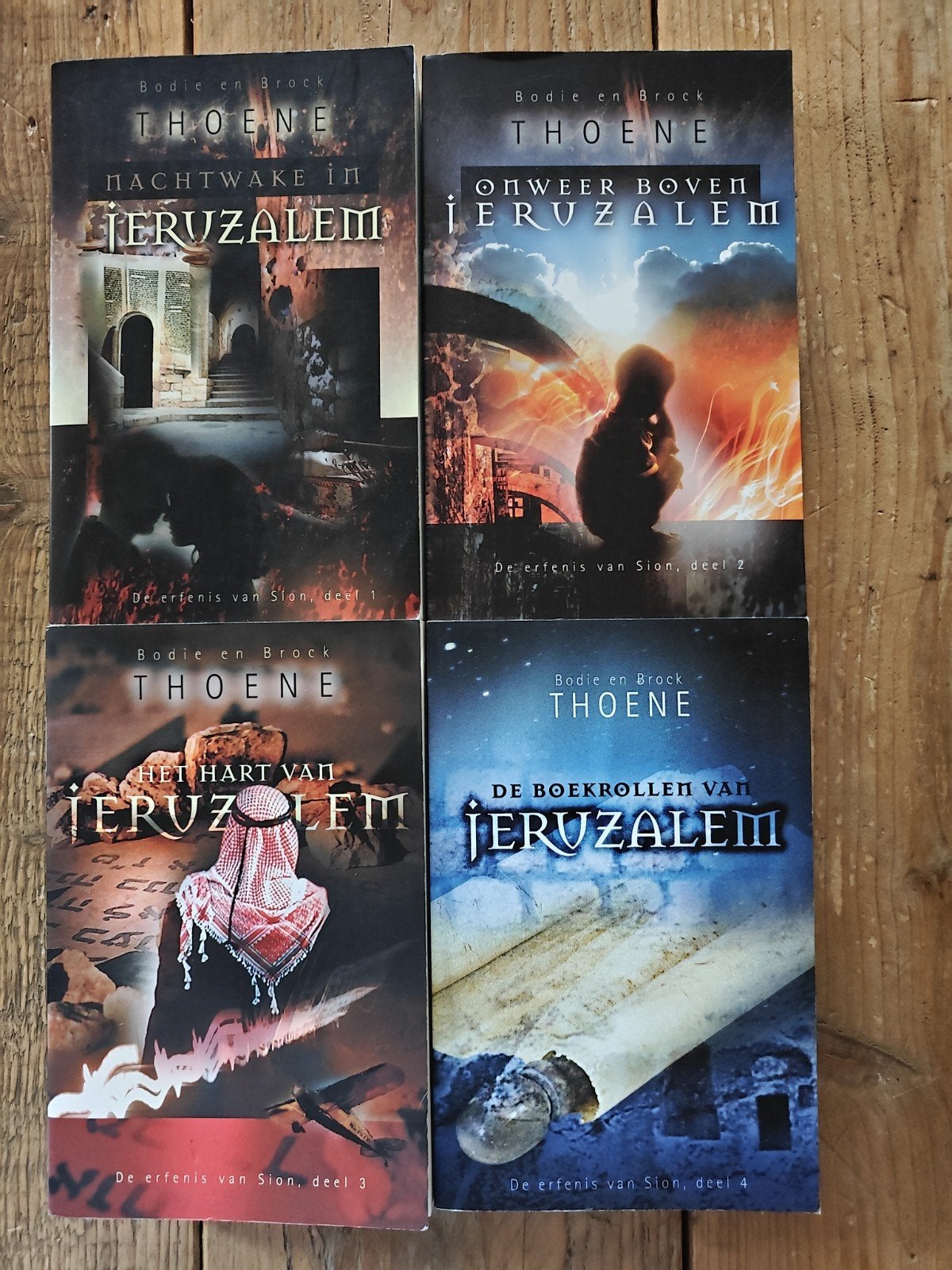 4 Delen van de serie:  De erfenis van Sion., Boeken, Ophalen of Verzenden