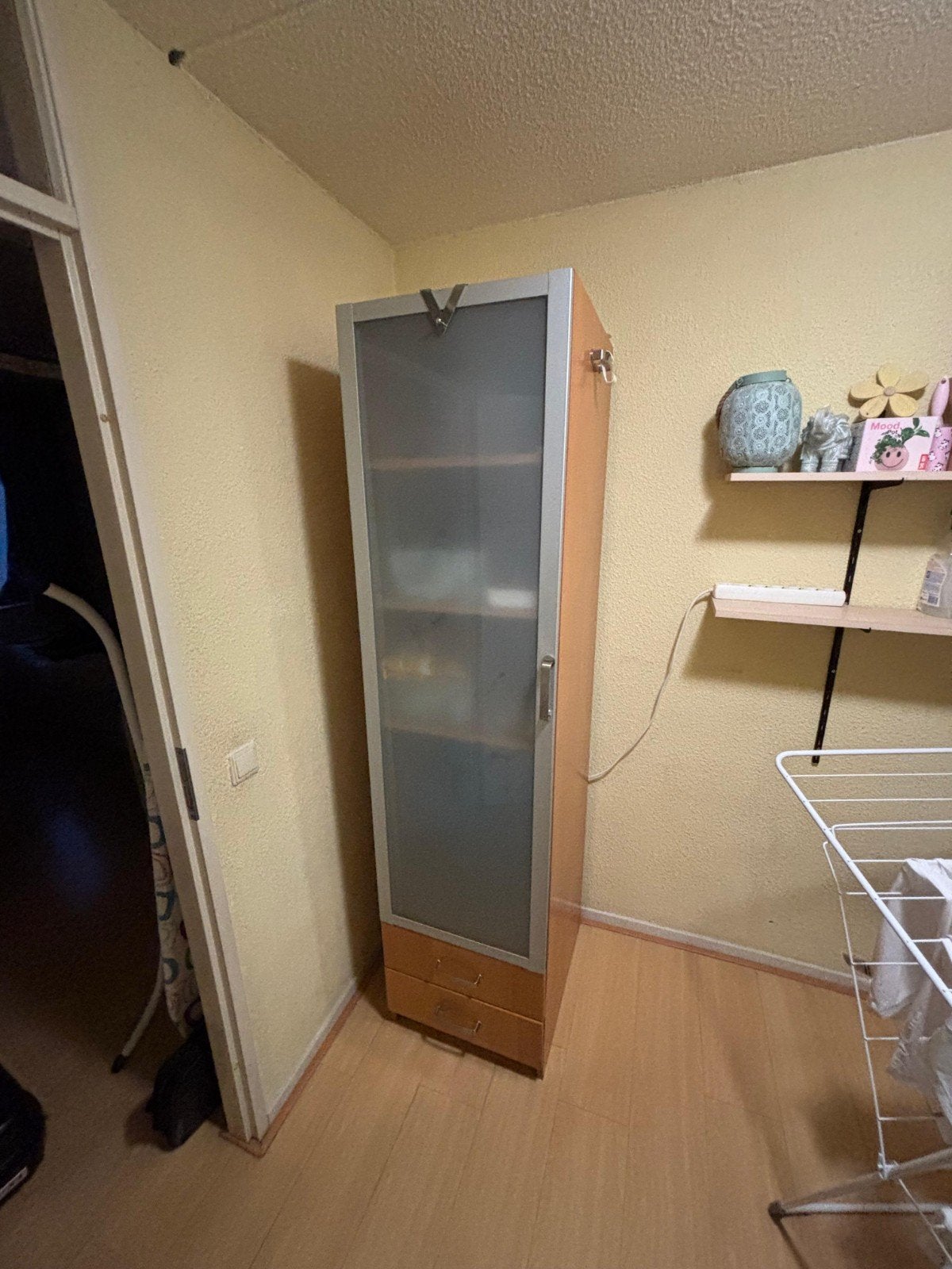 Storage Cabinet with Frosted Glass Door -- Free pickup, Ophalen, Minder dan 50 cm, Met deur(en), Modern