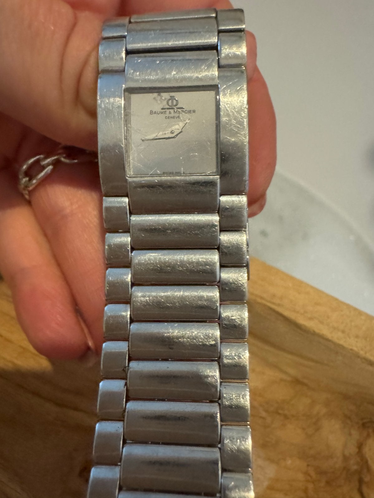 Baume & Mercier Geneve Dames Polshorloge Staal, Overige merken, Gebruikt, Staal, Polshorloge