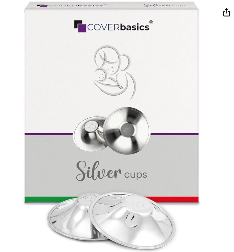 COVERbasics Zilveren tepelbeschermers (SilverCups), Overige merken, Overige typen, Nieuw, Ophalen of Verzenden