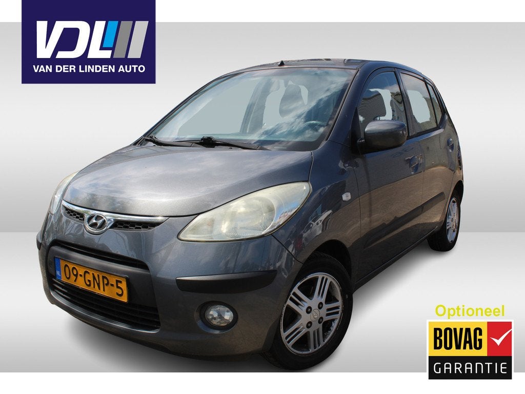 Hyundai i10 1.1 i-Catcher Airco, Elektrische ramen voor en a, Auto's, Hyundai, Voorwielaandrijving, Stof, Gebruikt, 31 €/maand