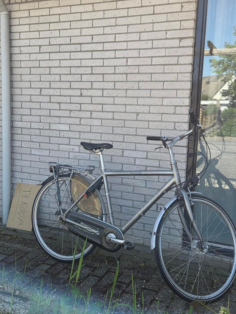 Herenfiets Trek Multitrack 7420 - 7 versnellingen, 51,5 cm, Fietsen en Brommers, Gebruikt, Velgrem, Versnellingen, 49 tot 53 cm