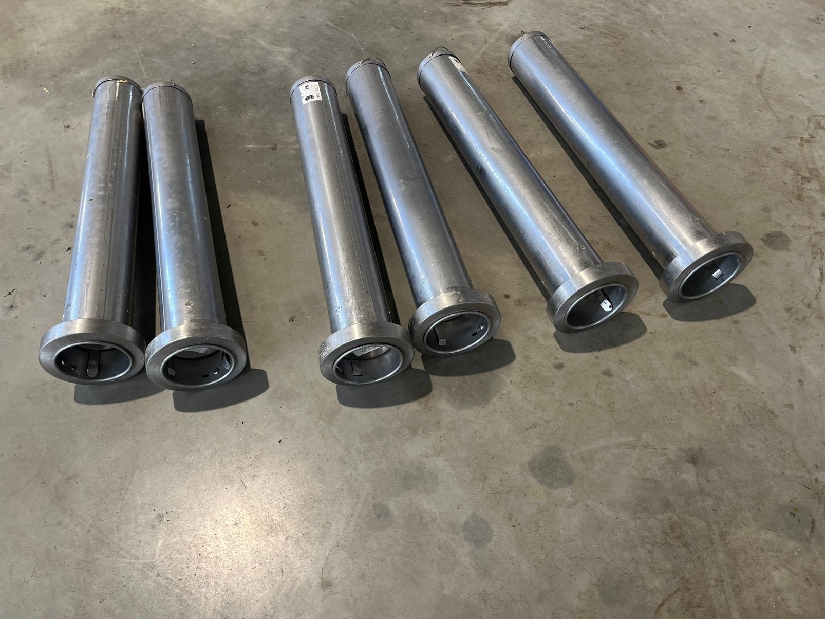 bekerdispenser. Inbouw. Rvs 6 stuks., Ophalen of Verzenden, Zo goed als nieuw, Metaal