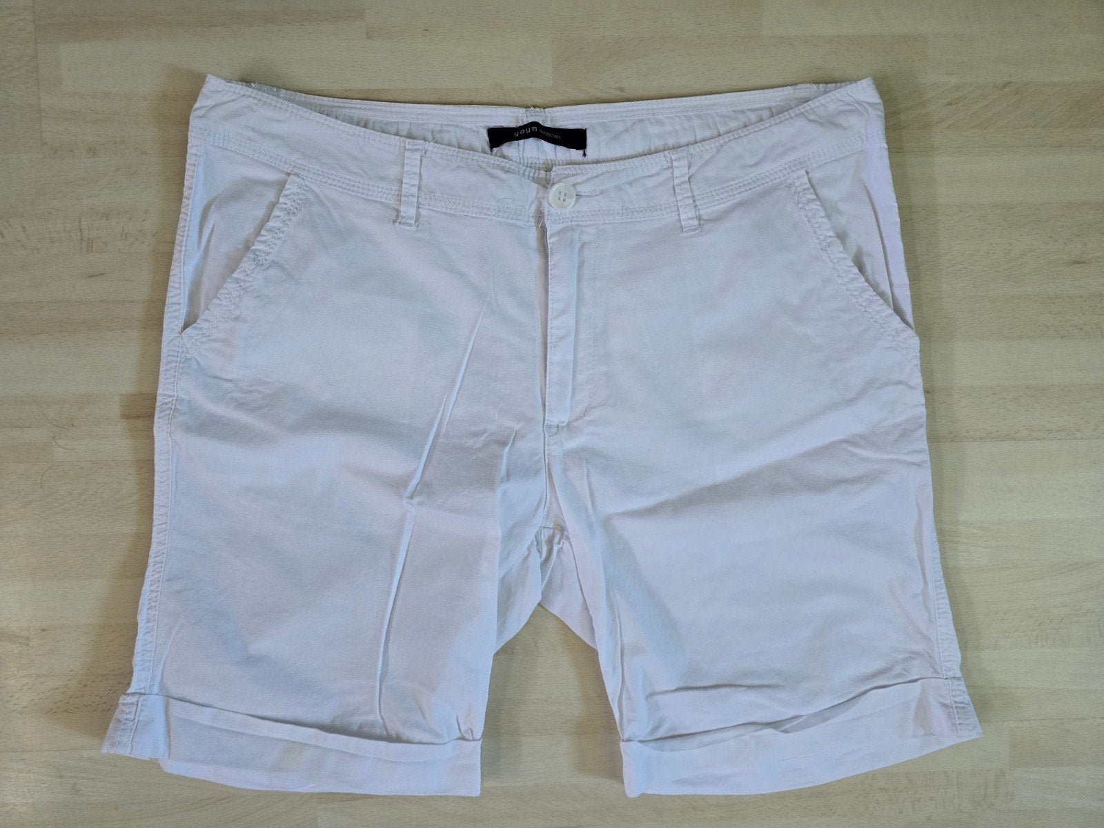 Prachtige witte korte broek Yaya Collection maat 42, Kort, Wit, Maat 42/44 (L), Yaya Collection