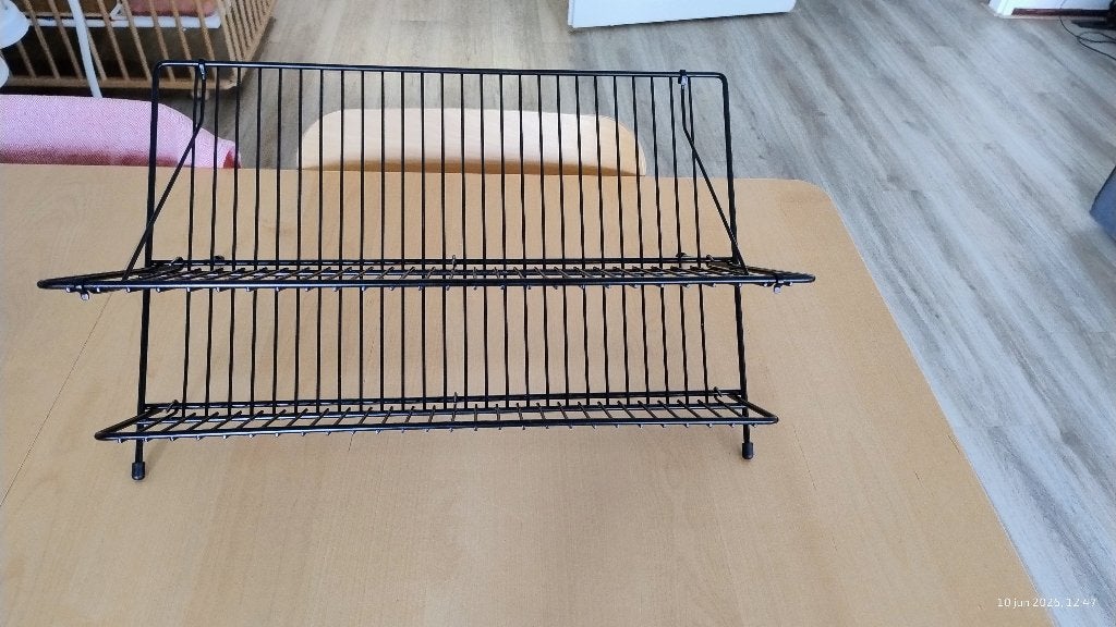 Zwart afdruip rek, Ophalen, IKEA, Zwart, Metaal
