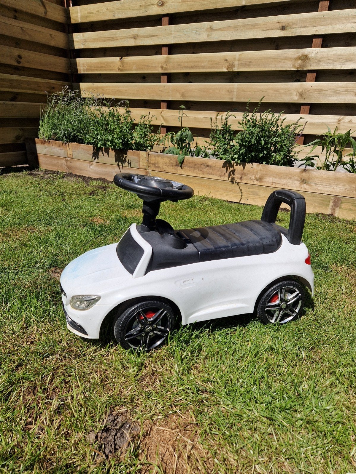 Mercedes loopauto, Ophalen, Gebruikt