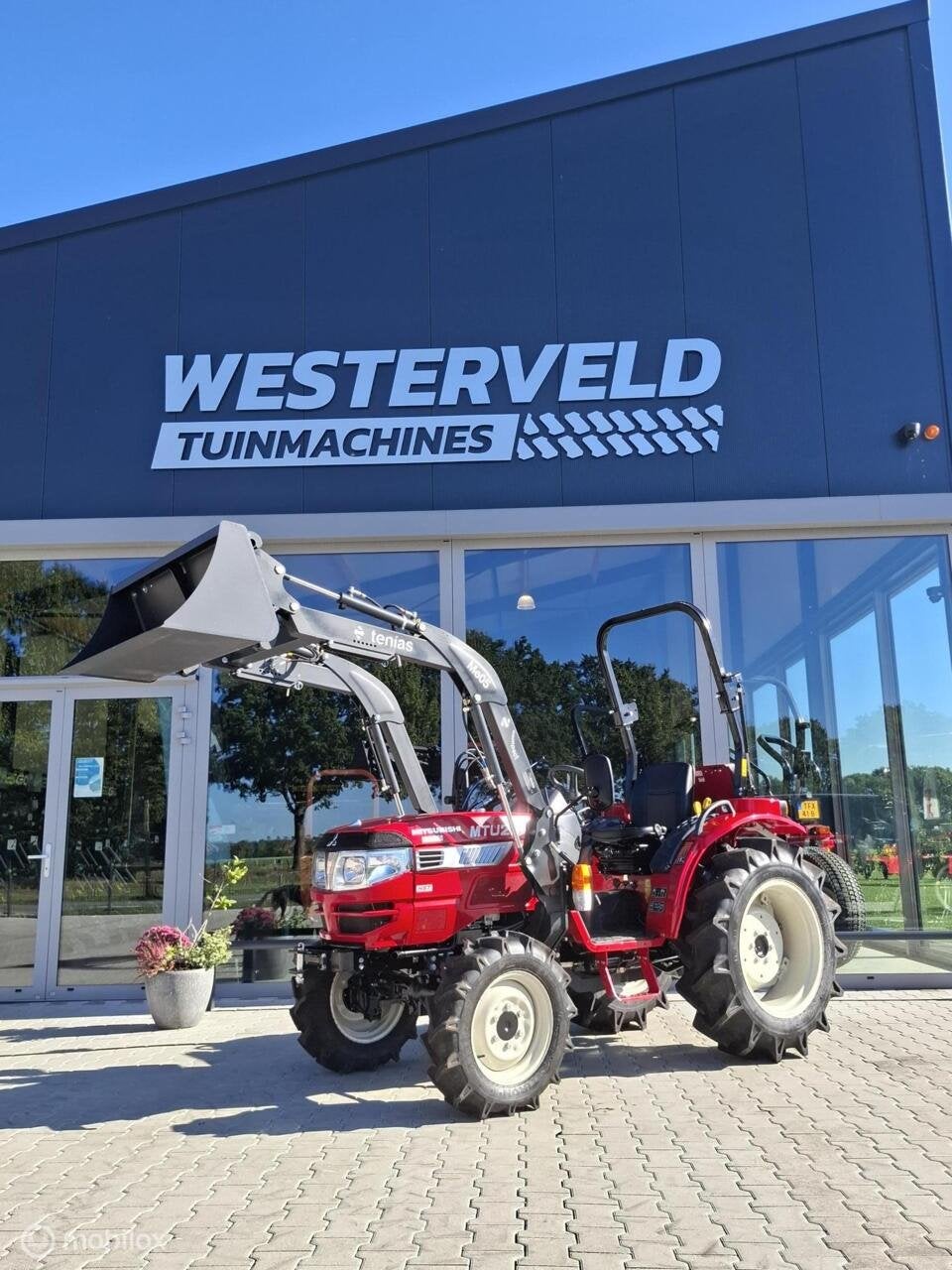 Mitsubishi MTU 26 minitractor met voorlader €15950, Mitsubishi, Info@westerveldtuinmachines.nl, Mitsubishi, Overige merken