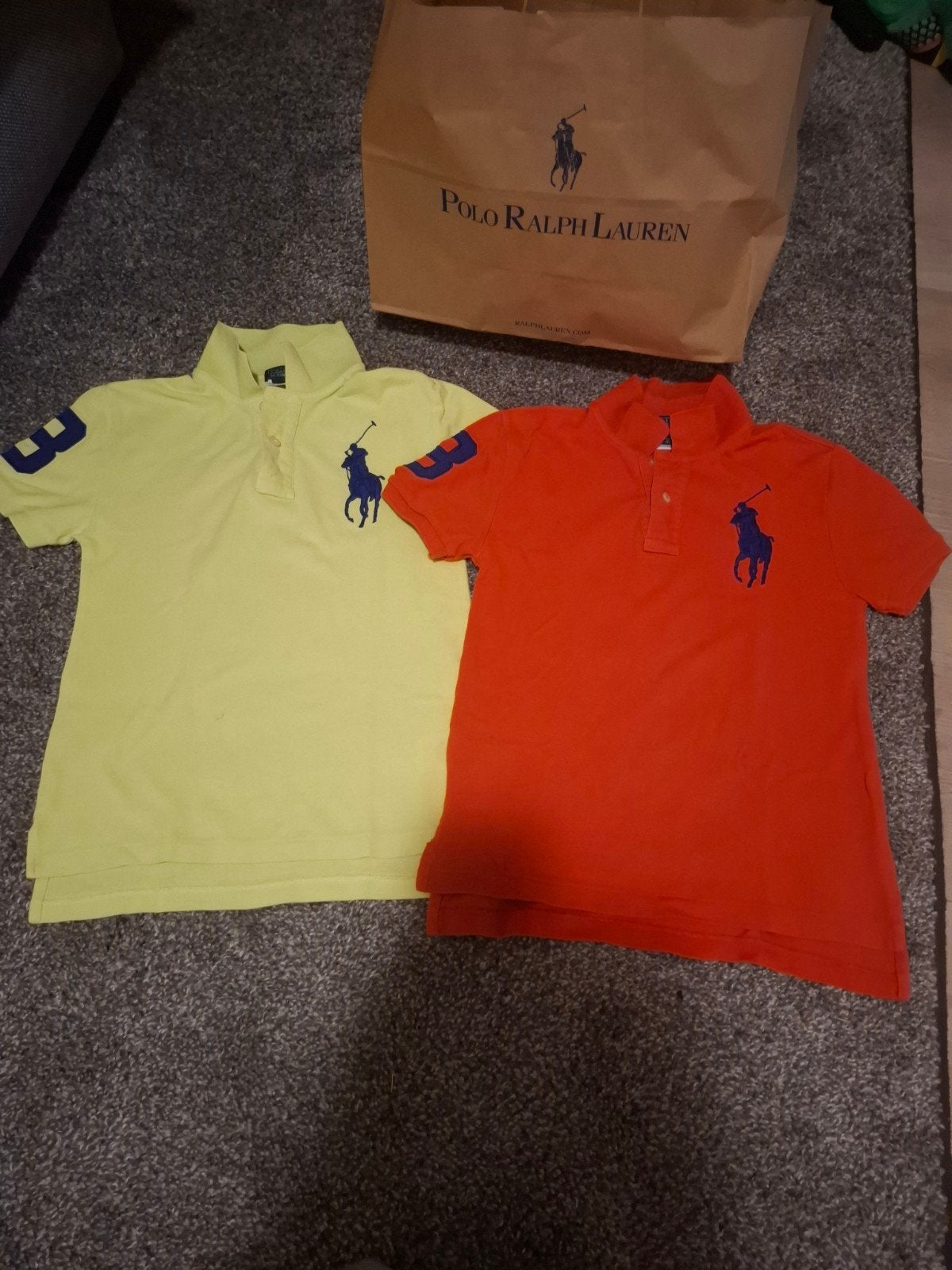 Bundel van 2 Ralph Lauren polo's - Kindermaat 10-12, Kinderen en Baby's, Verzenden, Jongen of Meisje, Zo goed als nieuw, Shirt of Longsleeve