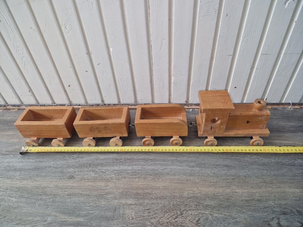Houten trein, Kinderen en Baby's, Speelgoed | Houten speelgoed, Ophalen of Verzenden, Gebruikt