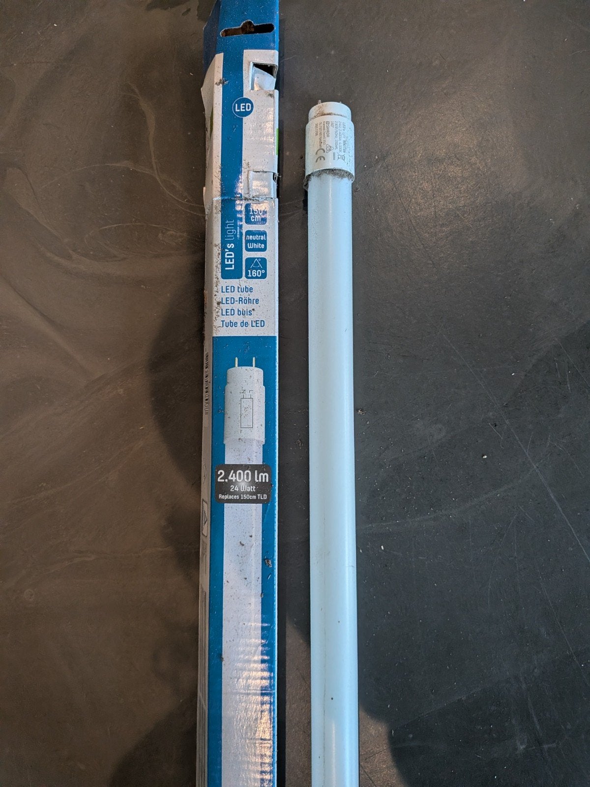 14x LED TL buizen 150 cm, 24 Watt, 2400 Lumen, Neutraal Wit, Doe-het-zelf en Verbouw, Ophalen of Verzenden, Nieuw, Minder dan 50 watt