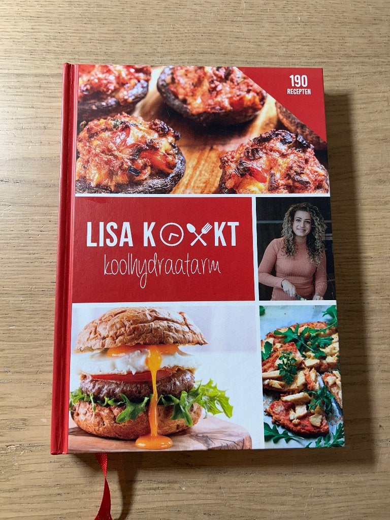 Lisa Kookt Koolhydraatarm, Ophalen of Verzenden, Zo goed als nieuw