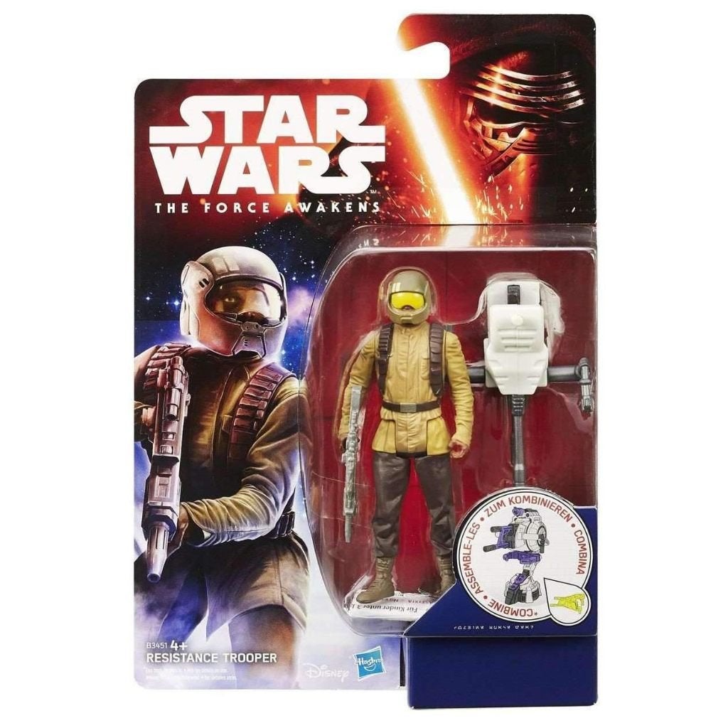 Star Wars: Jungle/Space actiefiguur: Resistance Trooper, ., Nieuw, Ophalen of Verzenden, Actiefiguurtje