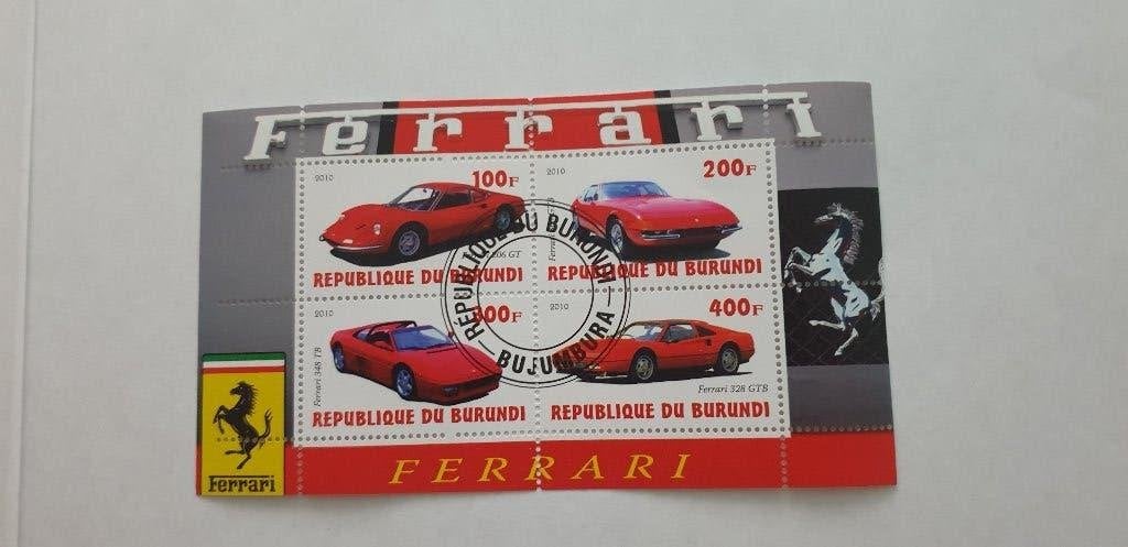 5280 burundi ferrari ...348 Tb - 206 gt - 366 gtb - 328gtb, Verzenden, Overige landen