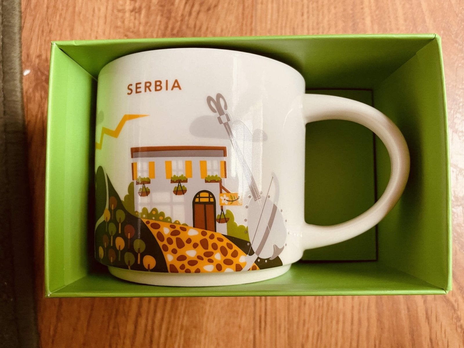 Starbucks City Mug Servië - Nieuw in doos, Overige typen, Nieuw, Ophalen of Verzenden, Steen/keramiek