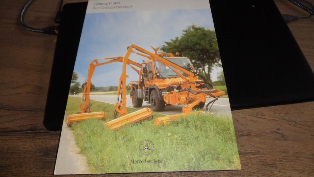 Folder  UNIMOG  U 500  ,  4-2002, Verzenden, Nieuw, Overige merken