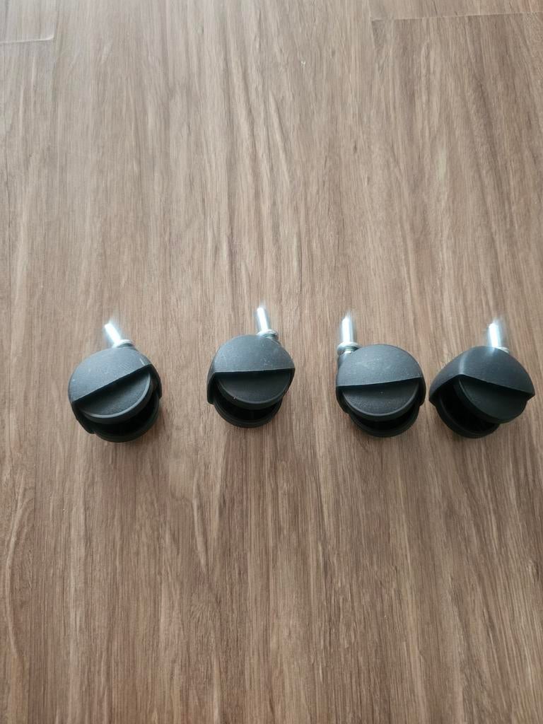 Stoelpootdoppen 4 stuks - Zwart, Huis en Inrichting, Ophalen of Verzenden, Nieuw, Zwart, Kunststof