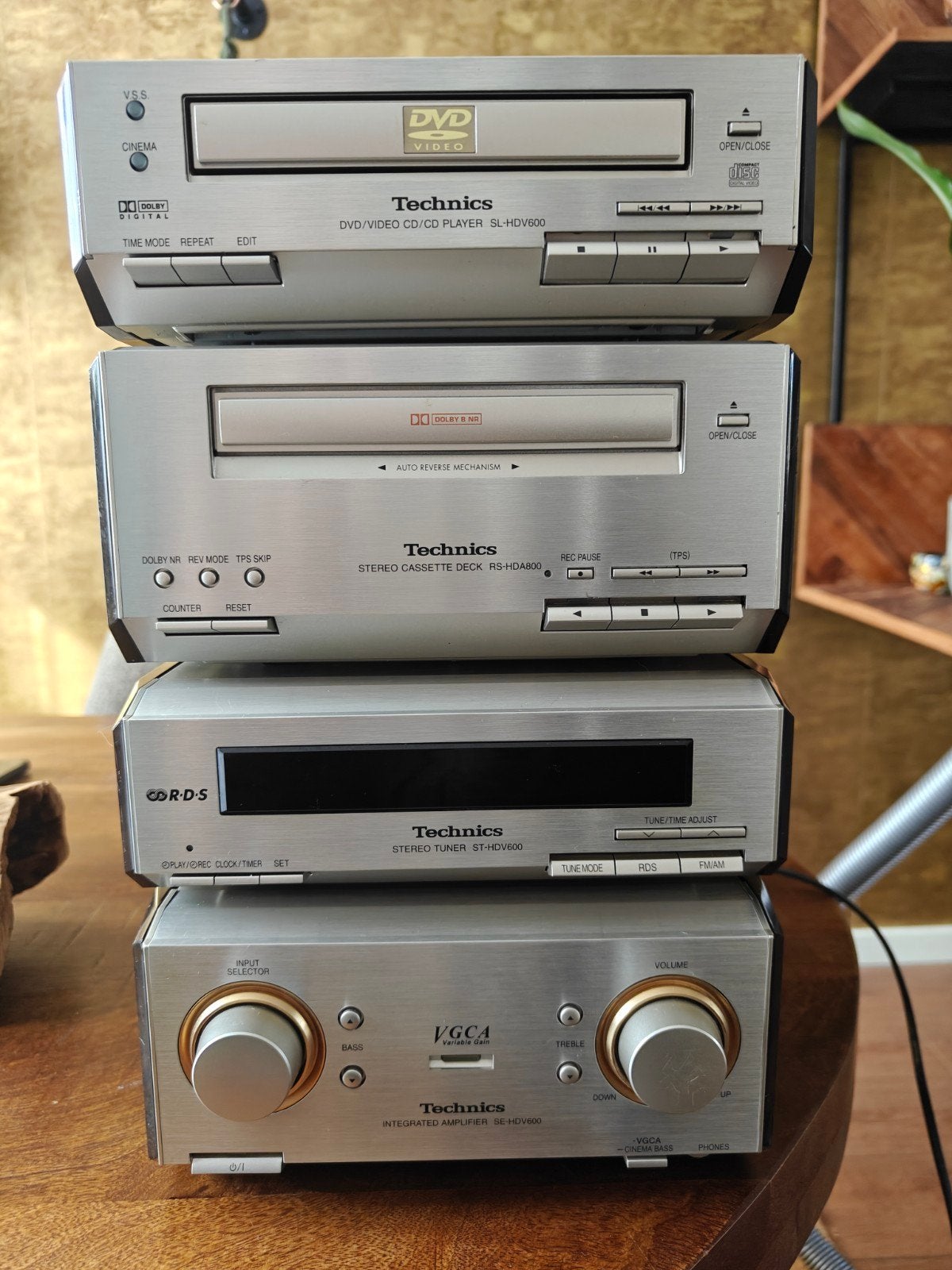 Technics HDV600 Hifi Set - DVD, Cassette, Tuner, Versterker, Overige merken, Tuner of Radio, Gebruikt, Losse componenten