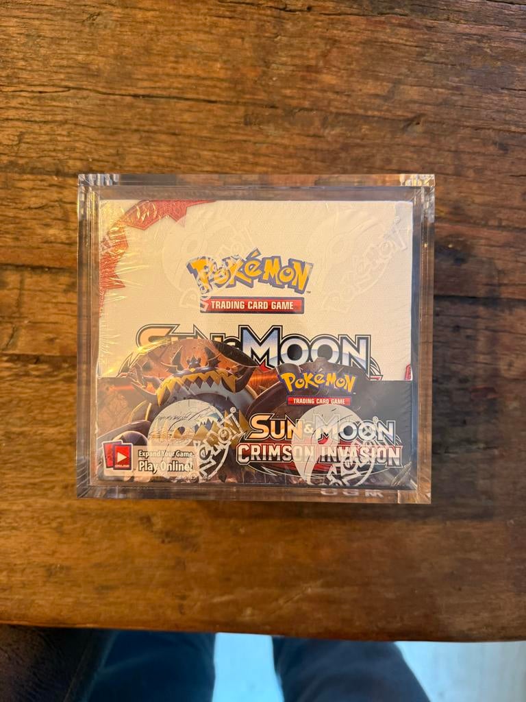 Pokémon Sun & Moon Crimson Invasion Booster Pack, Ophalen of Verzenden, Zo goed als nieuw, Booster