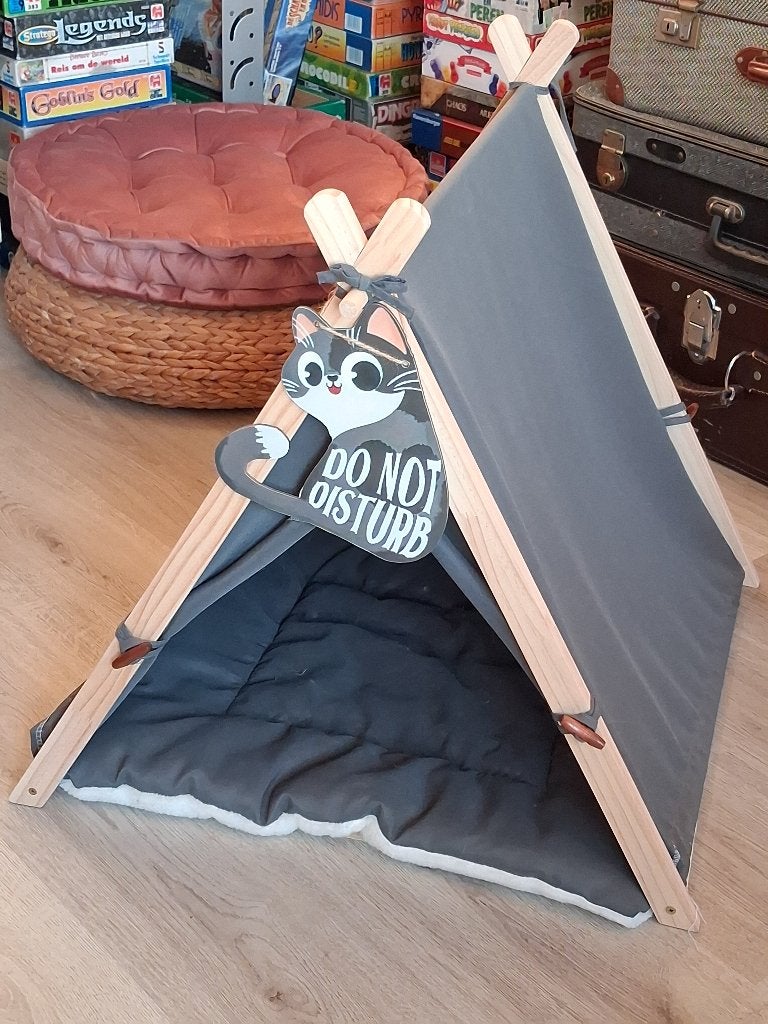 Katten speel / slaap tent nieuwstaat, Ophalen of Verzenden, Zo goed als nieuw