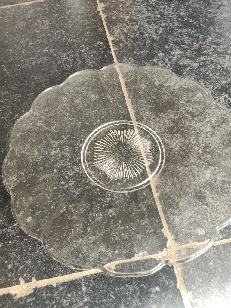 Vlaai schotel 30 cm doorsnee, Ophalen of Verzenden, Zo goed als nieuw, Bord(en), Overige stijlen