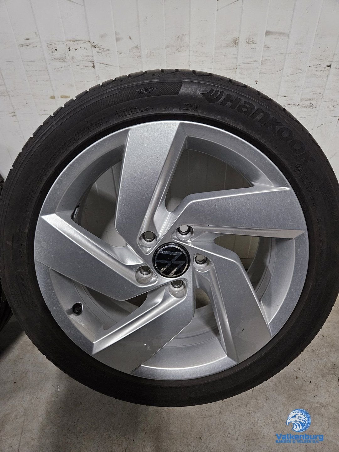 6-7mm! Originele VW Golf 8 5H Richmond 17 inch velgen 5x112, Gebruikt, -, -, Banden en Velgen