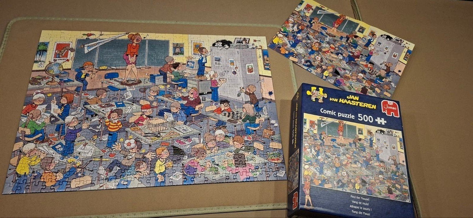 Jan van Haasteren Puzzel 500 Stukjes, Vang de muis!, Ophalen, Gebruikt, Legpuzzel