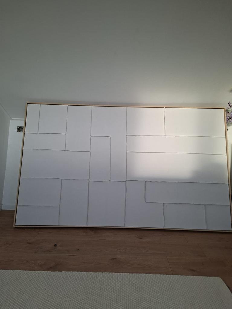 Schilderij Klis Met reliëf, Ophalen