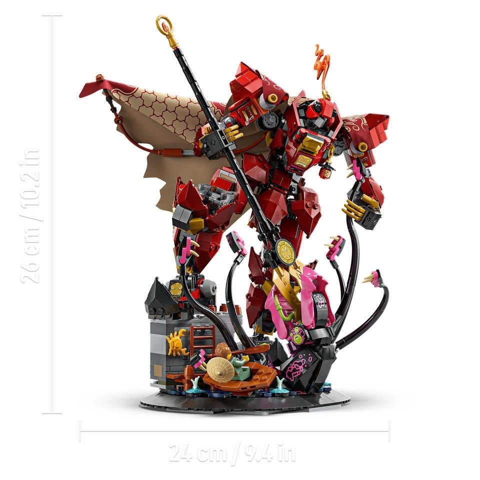 Ninjago Legend The Fire Knight Mech 71846, Lego, Ophalen of Verzenden, Zo goed als nieuw, Compleet