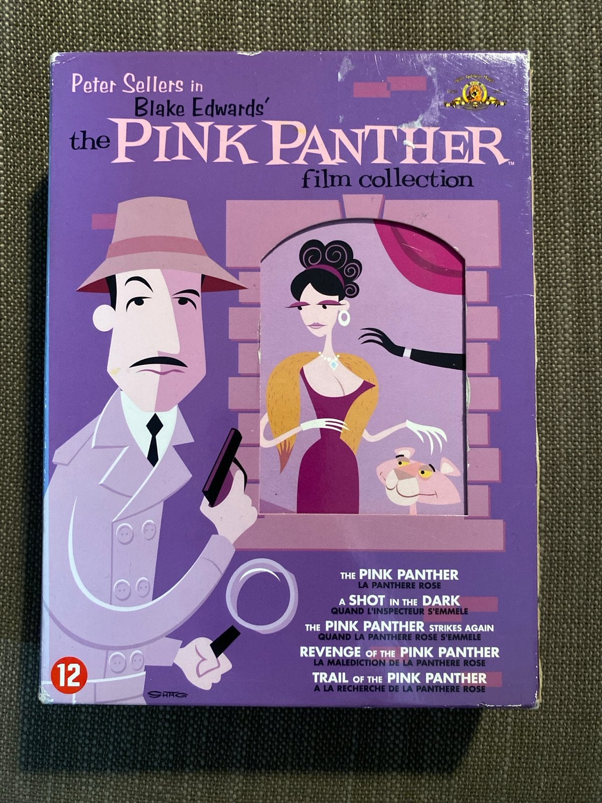 The Pink Panther Film Collection dvd Boxset (5 films), Vanaf 12 jaar, Ophalen of Verzenden, Zo goed als nieuw