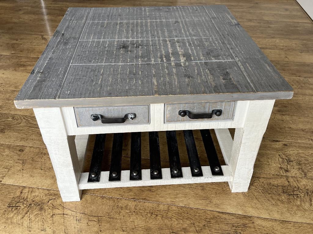 Riviera Maison salontafel, Huis en Inrichting, Tafels | Salontafels, Gebruikt, 50 tot 100 cm, Klassiek, Vierkant