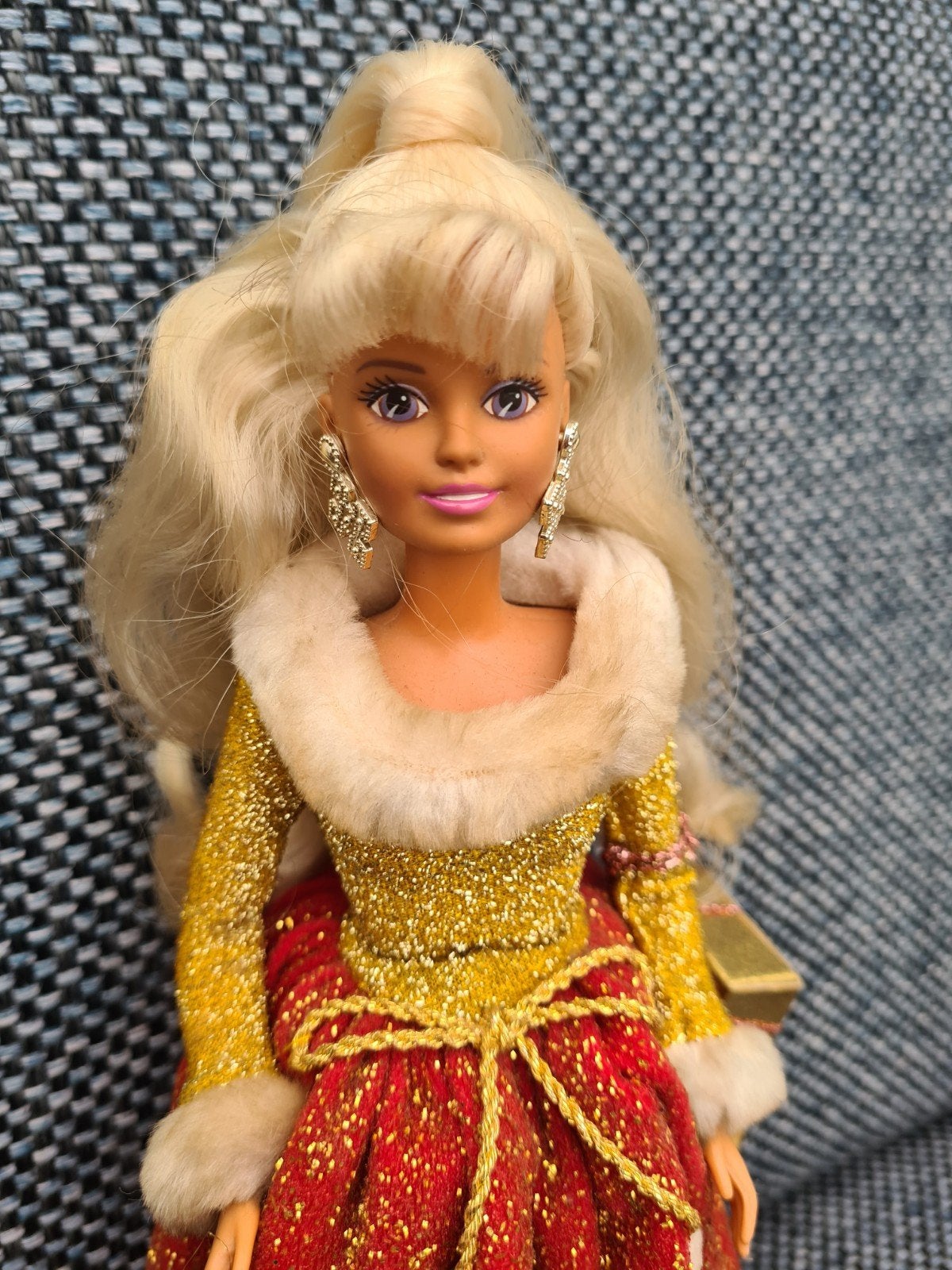 vintage SINDY 1996 Hasbro KERST OUTFIT, Verzamelen, Ophalen of Verzenden, Gebruikt, Fashion Doll