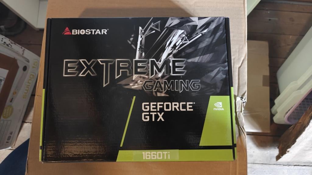Biostar GTX 1660 Ti NVIDIA 6 GB GDDR6 NIEUW, PCI-Express 3, GDDR6, Nieuw, Ophalen of Verzenden