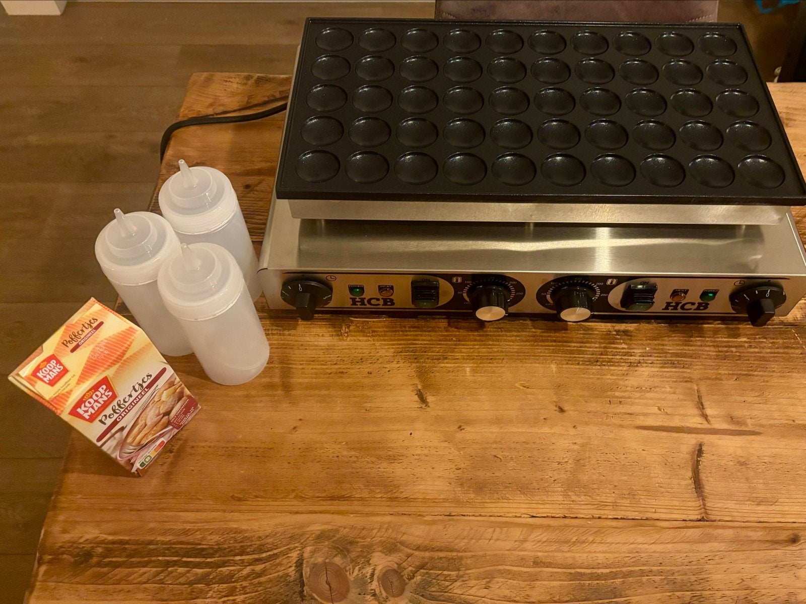 Poffertjespan te huur - prof poffertjesplaat 50 poffertjes, Ophalen, Zo goed als nieuw, Overige