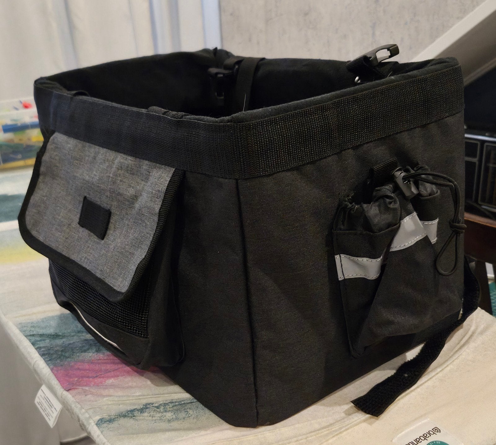 Fietsmand met stuurbevestiging - voor uw Hond, Fietsen en Brommers, Onbekend, Stuurbevestiging, Ophalen of Verzenden, Zo goed als nieuw