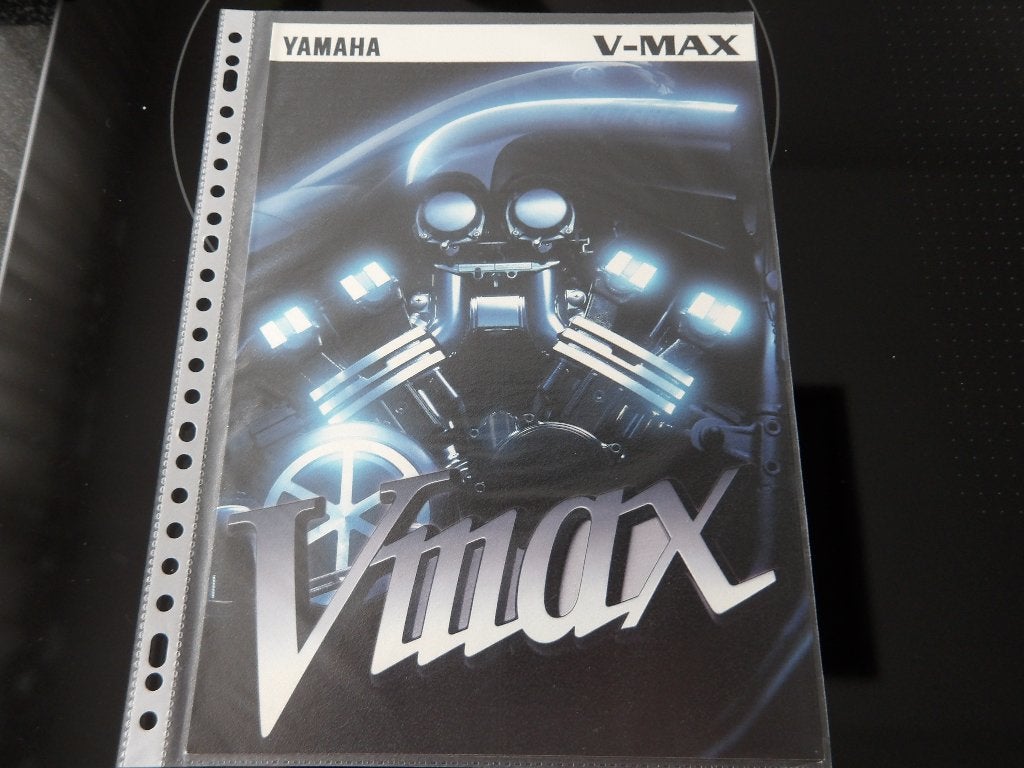 Yamaha V-MAX Brochure / Folder, Motoren, Ophalen of Verzenden, Yamaha