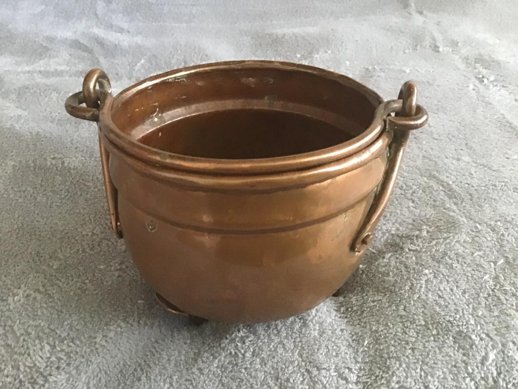 Koperen heksenketel , vintage, Ophalen of Verzenden, Koper